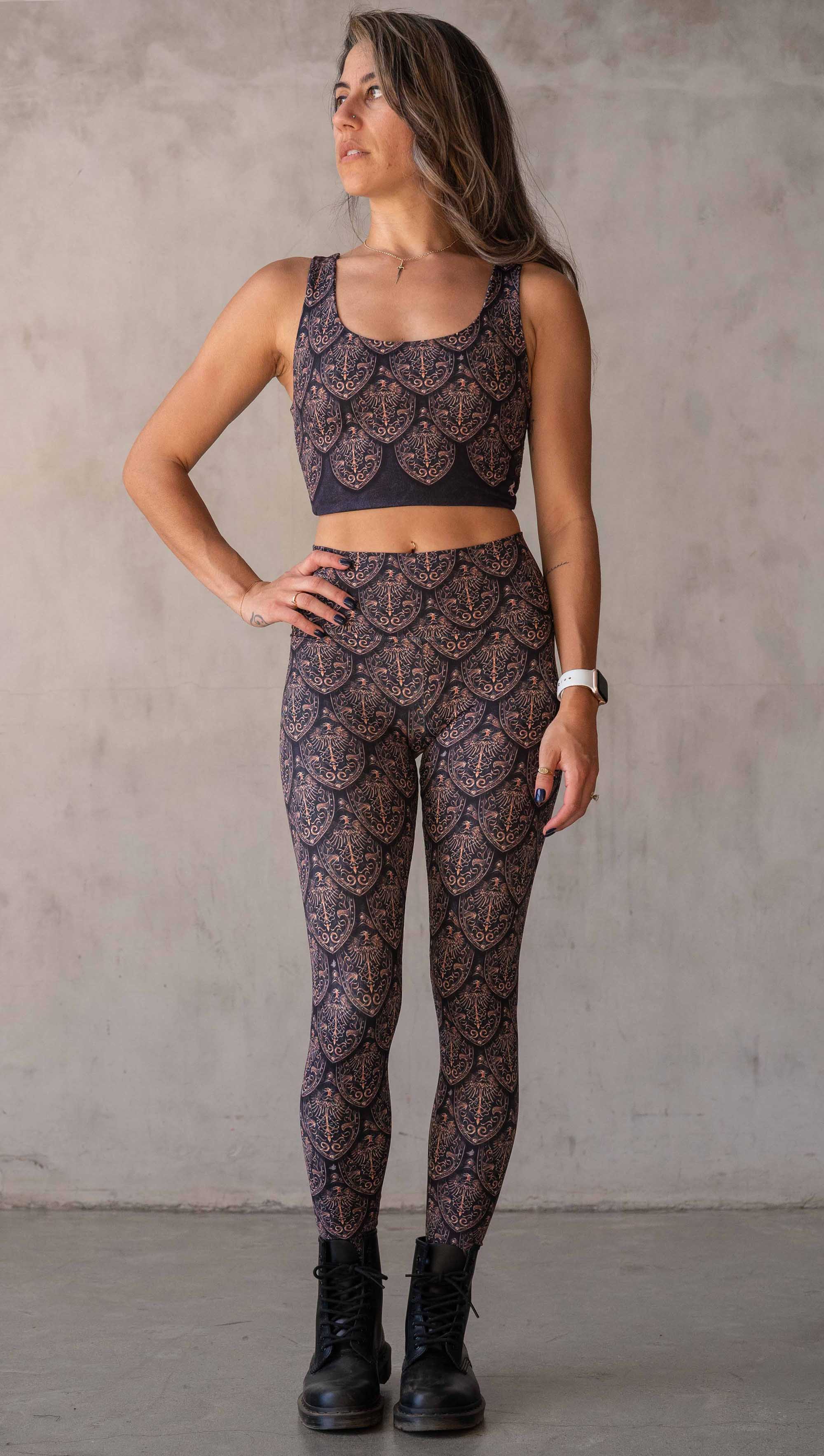 Dragon Rider (Gold) - Eagle Rock WERKSHOP® Athleisure Leggings