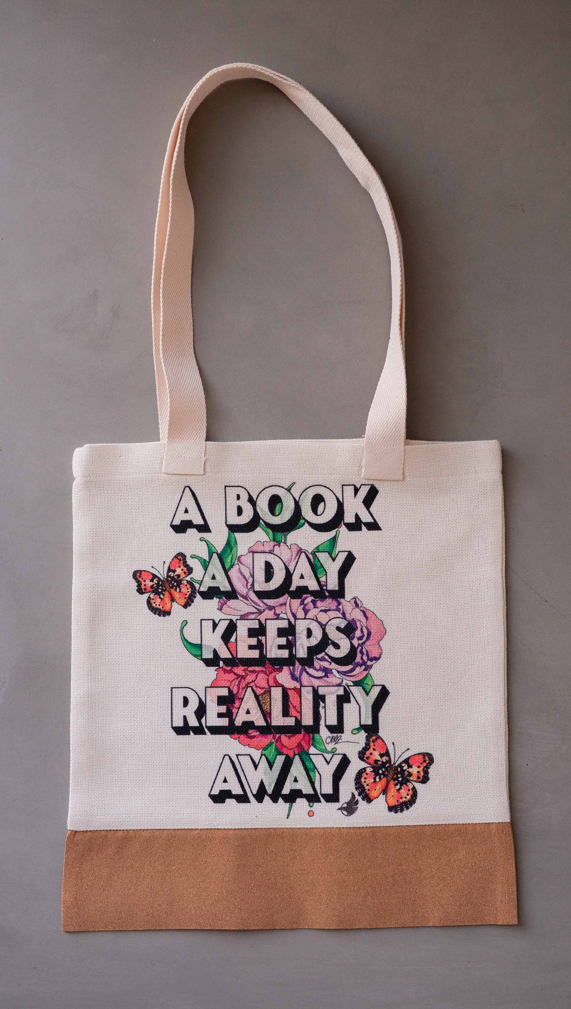 A Book A Day Tote Bag Bookish Merch by WERKSHOP – Eagle Rock