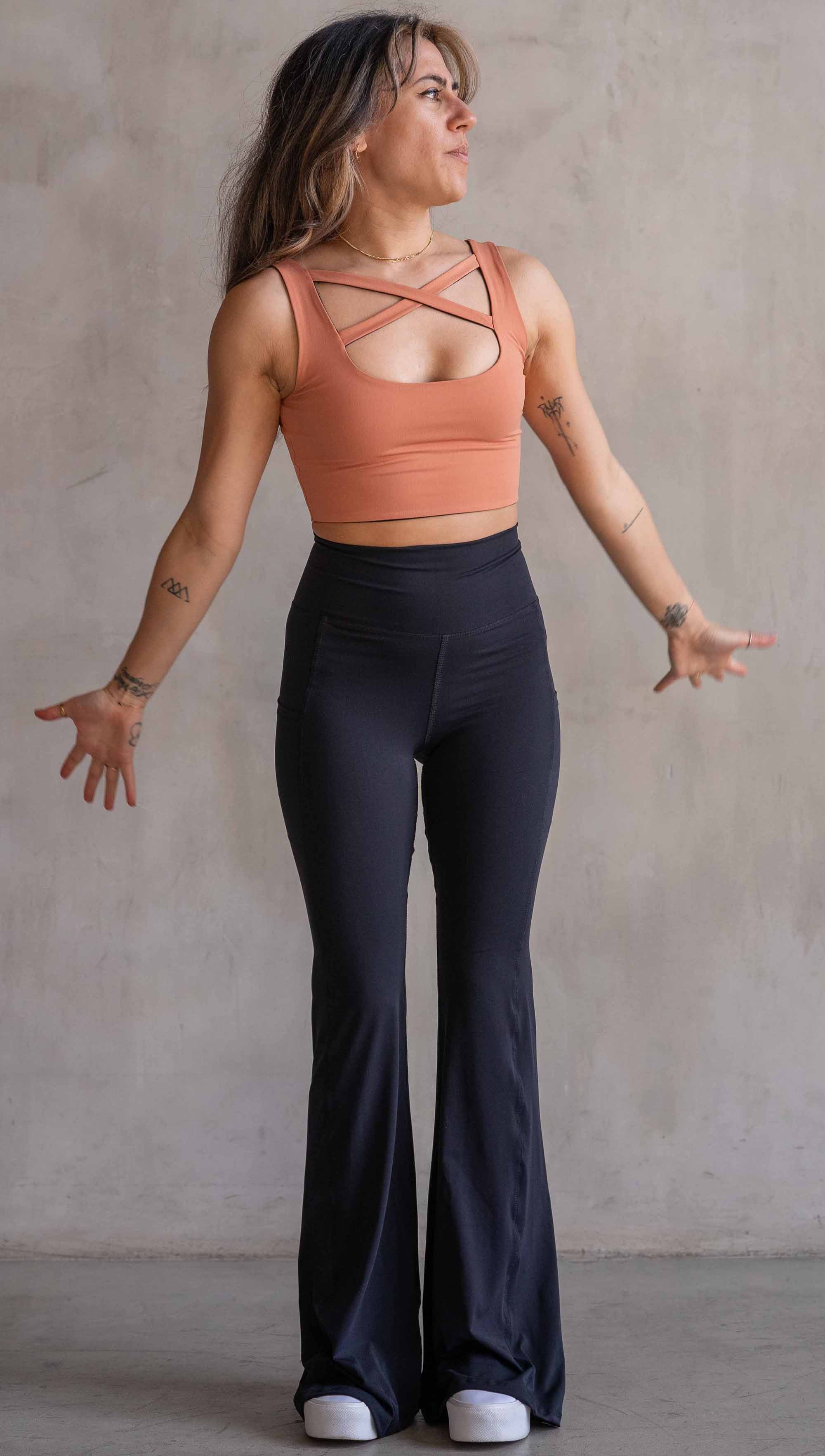 WERKSHOP EnviSoft Recycled Bell Bottom Flares with Pockets – Eagle