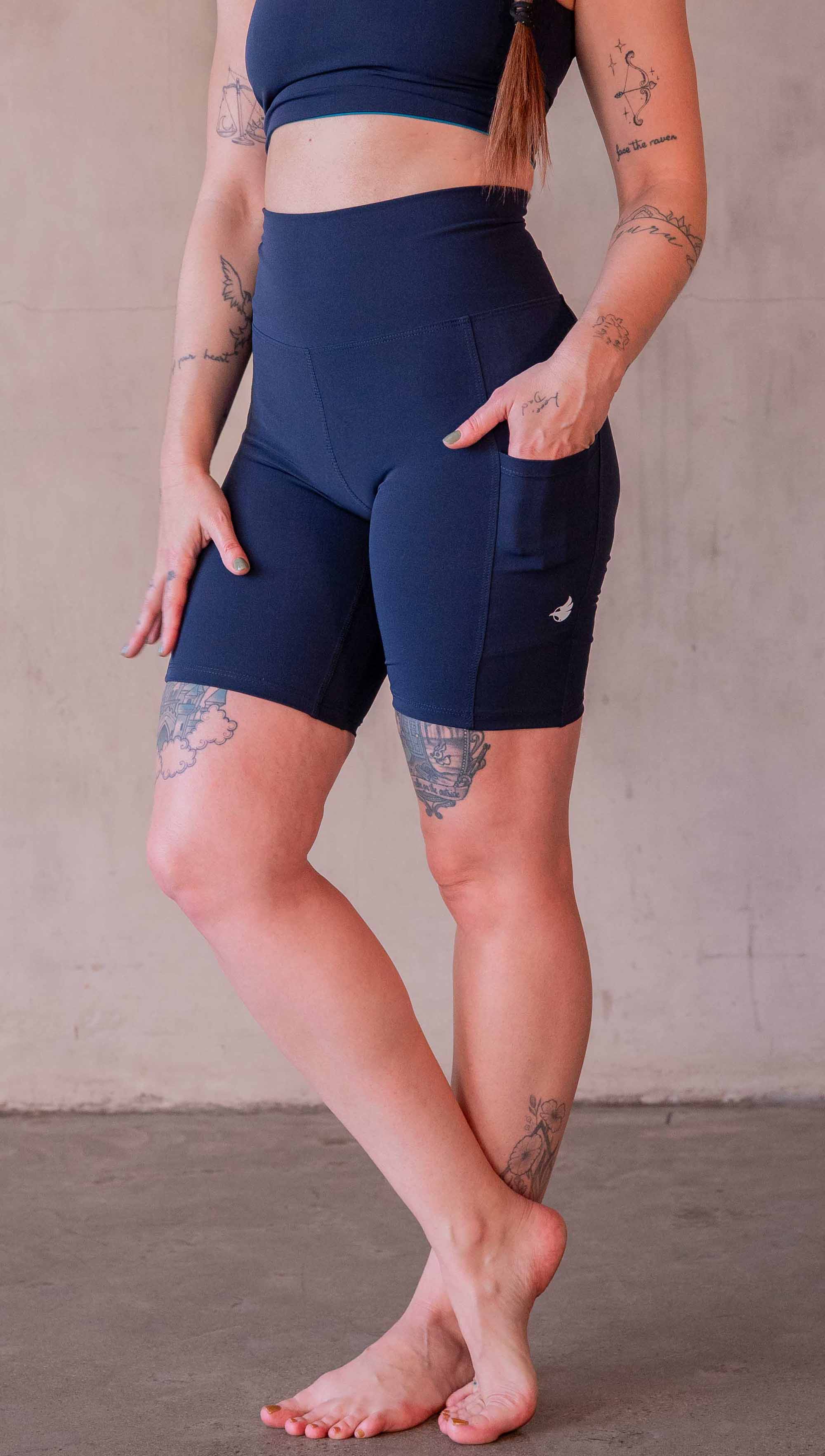 WERKSHOP EnviSoft Recycled Bicycle Length Shorts with Pockets